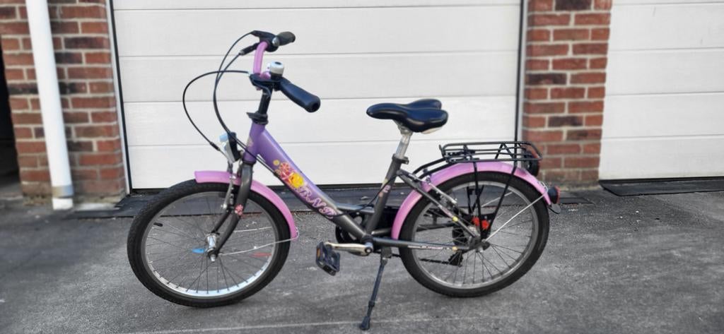Meisjesfiets 20 inch, Ophalen