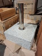 parasolvoet 60 kg natuursteen en RVS Garden Impression, Enlèvement, Neuf, Moins de 1 mètre, Base de parasol