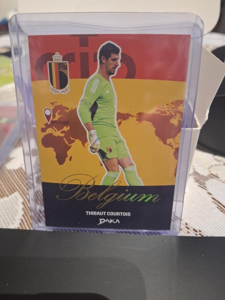 Thibaut Courtois Low Numbered 12/25–Collectors Card Belgium, Verzamelen, Sportartikelen en Voetbal, Ophalen of Verzenden, Nieuw