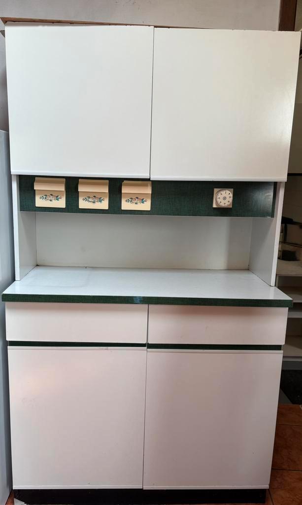 Vintage keukenkast, Maison & Meubles, Armoires | Buffets, Utilisé, Enlèvement