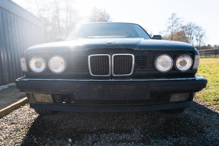 Bmw 730i, e32 automaat van 1989 voor onderdelen, export., Autos, BMW, Particulier, Série 7, Alarme, Verrouillage central, Vitres électriques