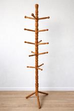 Porte-manteau vintage en bois massif – style ancien, Maison & Meubles, Enlèvement, Utilisé