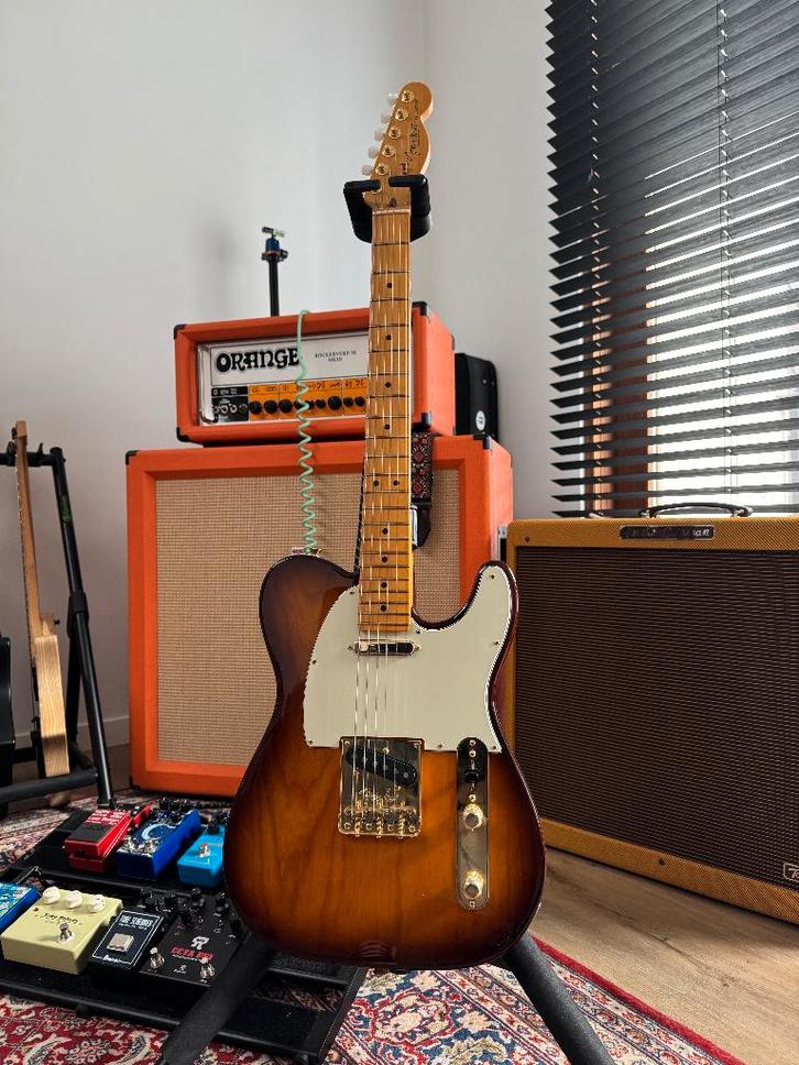 Fender 75th Anniversary Commemorative Telecaster 2021, Musique & Instruments, Instruments à corde | Guitares | Électriques, Comme neuf