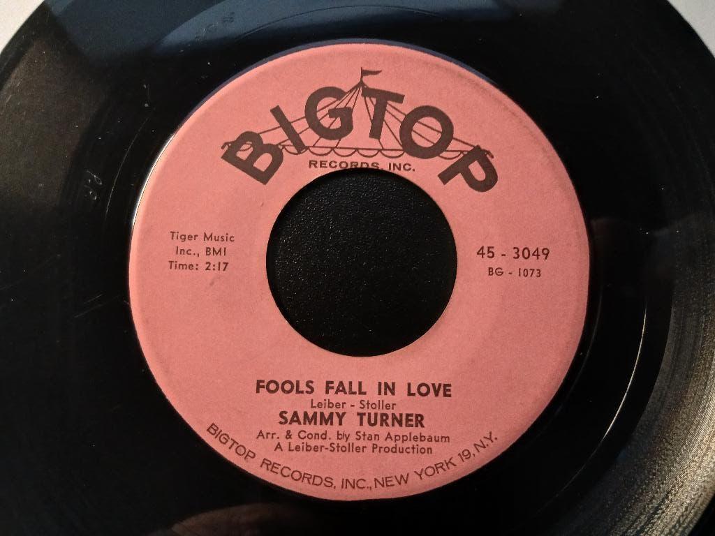 Sammy Turner ‎– Stay My Love / Fools Fall In Love '7, 7 inch, Single, Ophalen of Verzenden, Zo goed als nieuw