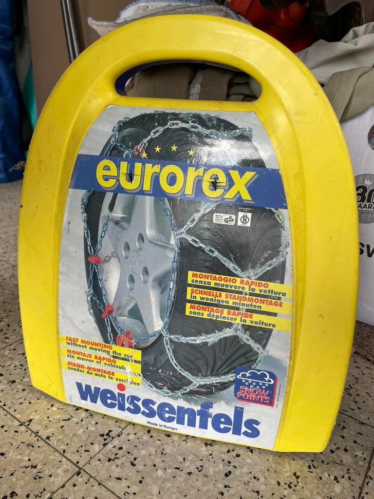 Eurorex / Weissenfels maat 09, Auto diversen, Sneeuwkettingen, Zo goed als nieuw, Ophalen