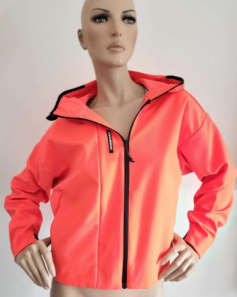 Waterdichte jas van Superdry, Ophalen of Verzenden, Zo goed als nieuw, Maat 42/44 (L), Oranje