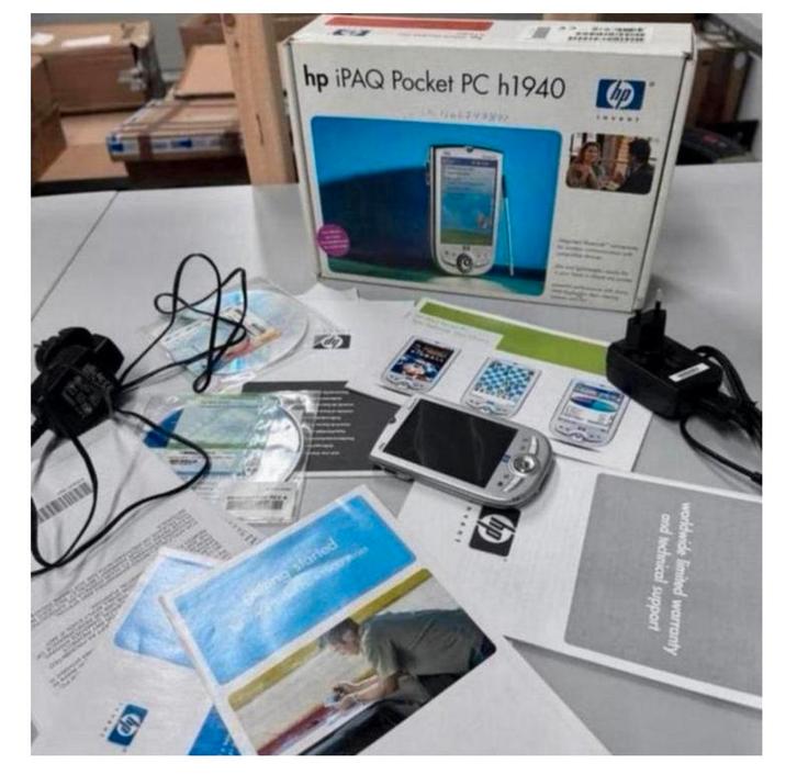 HP iPAQ H1940 Pocket PC 266MHz 64MB RAM 3.5-in LCD windows, Computers en Software, Vintage Computers, Ophalen of Verzenden