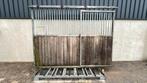 Voorwand met schuifdeur | 2880 x 2200 mm. | Gebruikt, Pâturage, 4 chevaux ou poneys ou plus