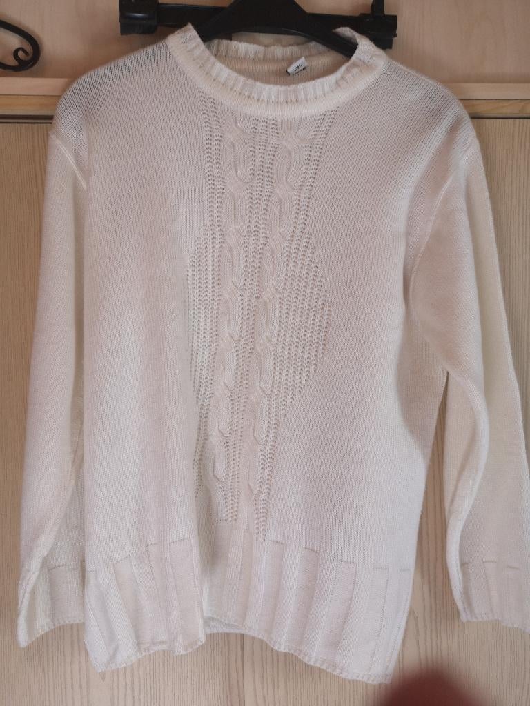 Witte trui L, Kleding | Dames, Ophalen of Verzenden