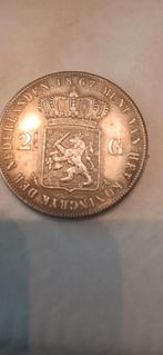 2 1/2 Gulden Willem 3 1867 .945 argent, Timbres & Monnaies, Monnaies | Pays-Bas, Monnaie en vrac, 2½ florins, Argent, Roi Guillaume III