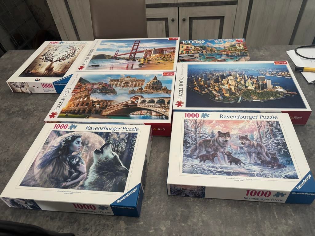 Puzzels te koop, Ophalen, Zo goed als nieuw