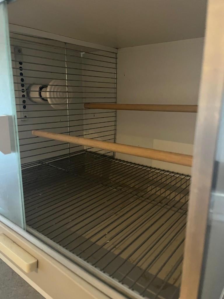 vogelkooi verwarmingskooi ziektekooi voor vogels, Dieren en Toebehoren, Ophalen, Zo goed als nieuw, Kunststof, Vogelkooi