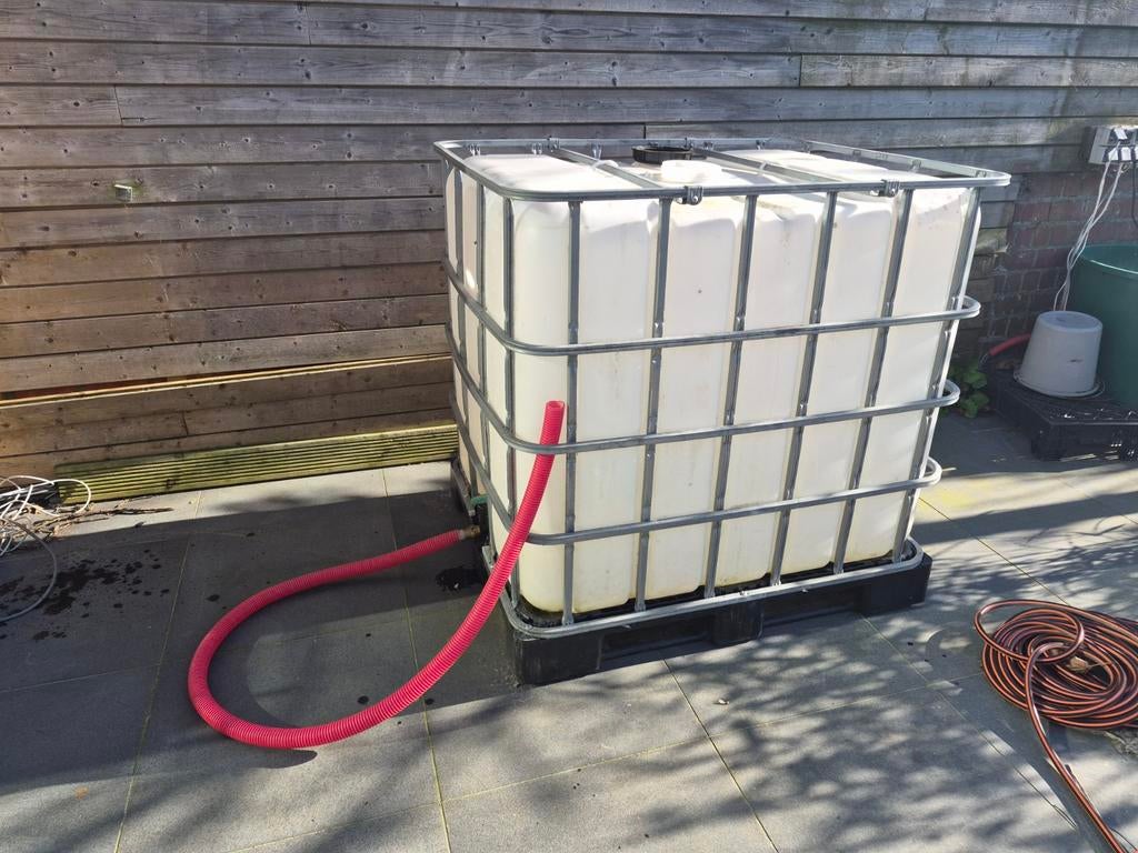 Ibc 1000 liter, Ophalen