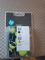 HP 62 originele zwarte/drie-kleuren inktcartridges, 2-pack, Computers en Software, Printerbenodigdheden, Ophalen of Verzenden