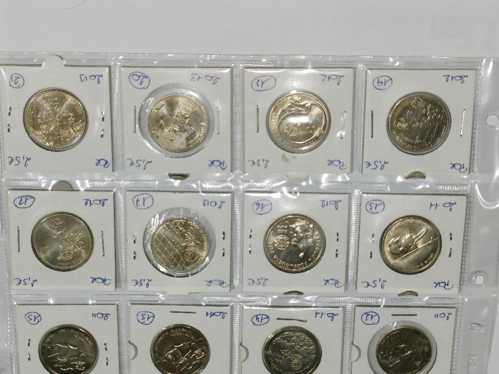 Verzameling euro+andere, Postzegels en Munten, Munten | Europa | Euromunten, Setje, 2 euro, België, Goud, Ophalen