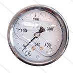 Manometer 400 Bar Achteraansluiting Precisie, Verzenden