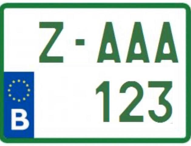 Plaque immatriculation Z verte format moto, Autos : Pièces & Accessoires, Autres pièces automobiles, Alfa Romeo, Pièces américaines