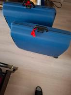 Blauwe grote reiskoffers, Handtassen en Accessoires, Koffers, Ophalen, Gebruikt