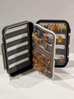 62 irish wet flies in swing leaf flybox , natte vlieg nieuw, Ophalen of Verzenden, Nieuw