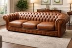 CANAPE CHESTERFIELD LONDON 3 PLACES, Anglais chesterfield London, 200 à 250 cm, Enlèvement, Utilisé