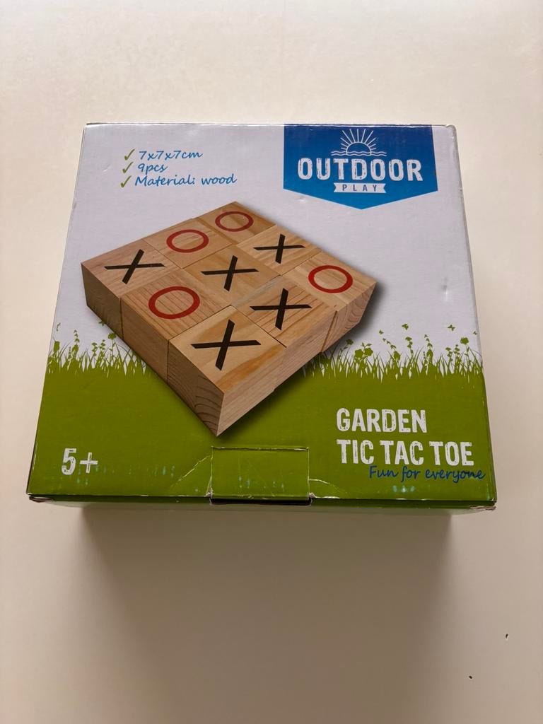 Jeu Garden Tic tac toe NEUF (morpion de jardin), Enlèvement, Neuf