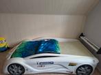 Cool auto bed met geluid en lichtjes compleet met matras!, Gebruikt, 100 cm of meer, 180 cm of meer, Ophalen