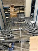 set gegalvaniseerd stalen rooster 1.x80 cm + trap, Ophalen of Verzenden, Zo goed als nieuw