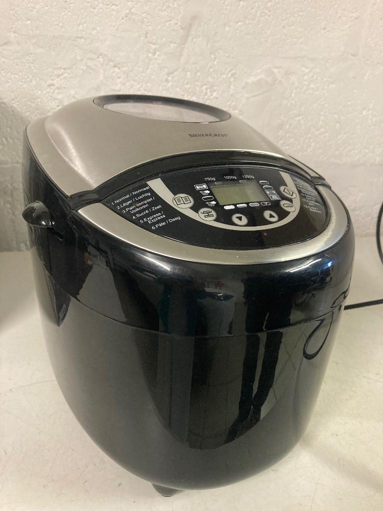 broodbakmachine, 800 tot 1200 gram deeg, Zo goed als nieuw, Kijkvenster, Ophalen