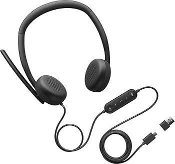 Nieuwe DELL Pro headset WH3024 - compleet in doos -, Computers en Software, Headsets, Nieuw, On-ear, Bedraad, Gaming headset, Inklapbare microfoon