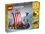LEGO 31132 : VIKING SHIP and THE MIDGARD SERPENT (LEGO 3en1), Ophalen of Verzenden, Nieuw, Complete set, Lego