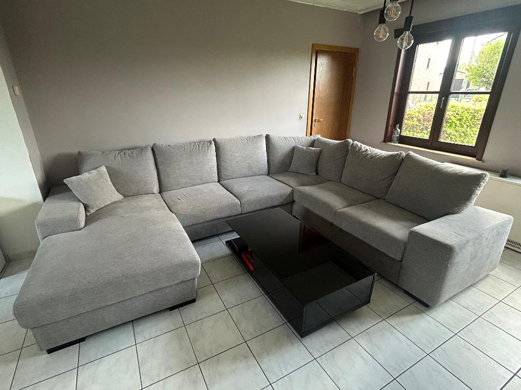 Zetel, Ophalen, Gebruikt, Hoekbank, Stof