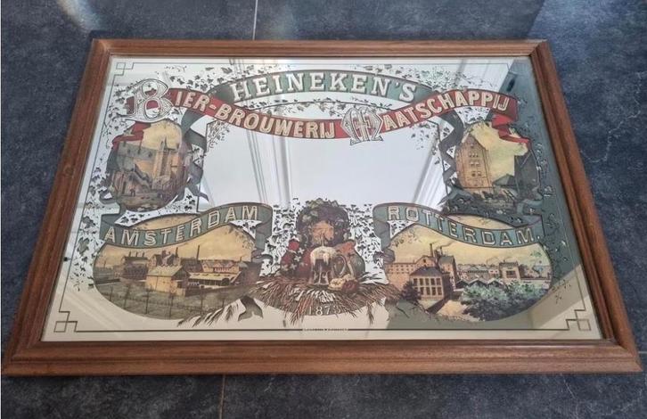 Barspiegel Heineken, Verzamelen, Biermerken, Heineken, Ophalen