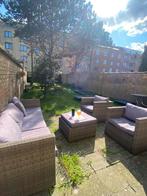 Loungeset 5 personen Wicker grijs Exterioo, Tuin en Terras, Tuinsets en Loungesets, Ophalen, Zo goed als nieuw, Wicker, Loungeset