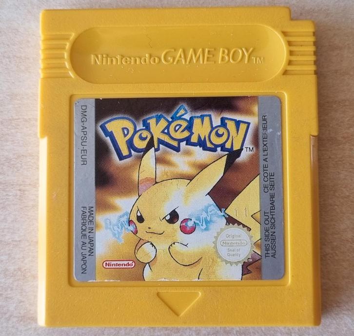 Pokemon Yellow ( DMG-APSU-EUR ) Nintendo Game Boy Gameboy, Consoles de jeu & Jeux vidéo, Jeux | Nintendo Game Boy, Comme neuf