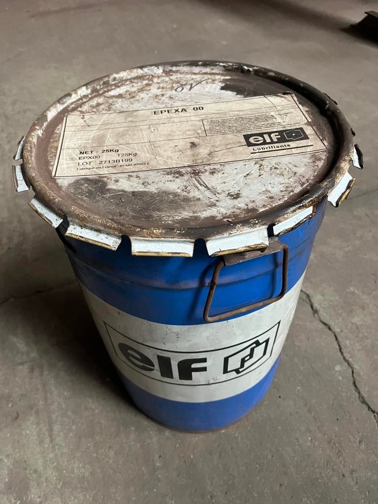 Smeervet ELF TOTAL BPW, Ophalen