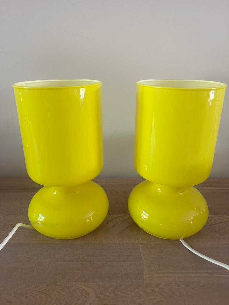 Set gele Ikea lykta lampen, Ophalen of Verzenden, Zo goed als nieuw