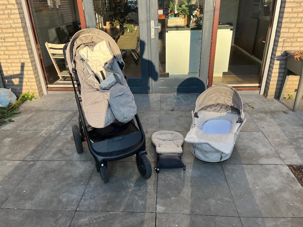 Stokke Trailz Complete kinderwagen, Kinderen en Baby's, Kinderwagens en Combinaties, Combiwagen, Ophalen, Overige merken, Verstelbare duwstang