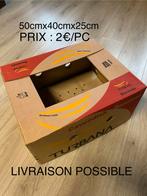 4 bacs emboitables en pvc 60cm x 40cm, px 6€/pc, Comme neuf