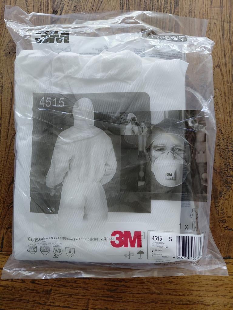 beschermende overal maat S (2 stuks), Ophalen