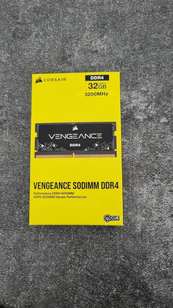 Corsair Vengeance DDR4 32GB 3200mhz SODIMM, Computers en Software, RAM geheugen, Ophalen of Verzenden, DDR4, Laptop, 32 GB