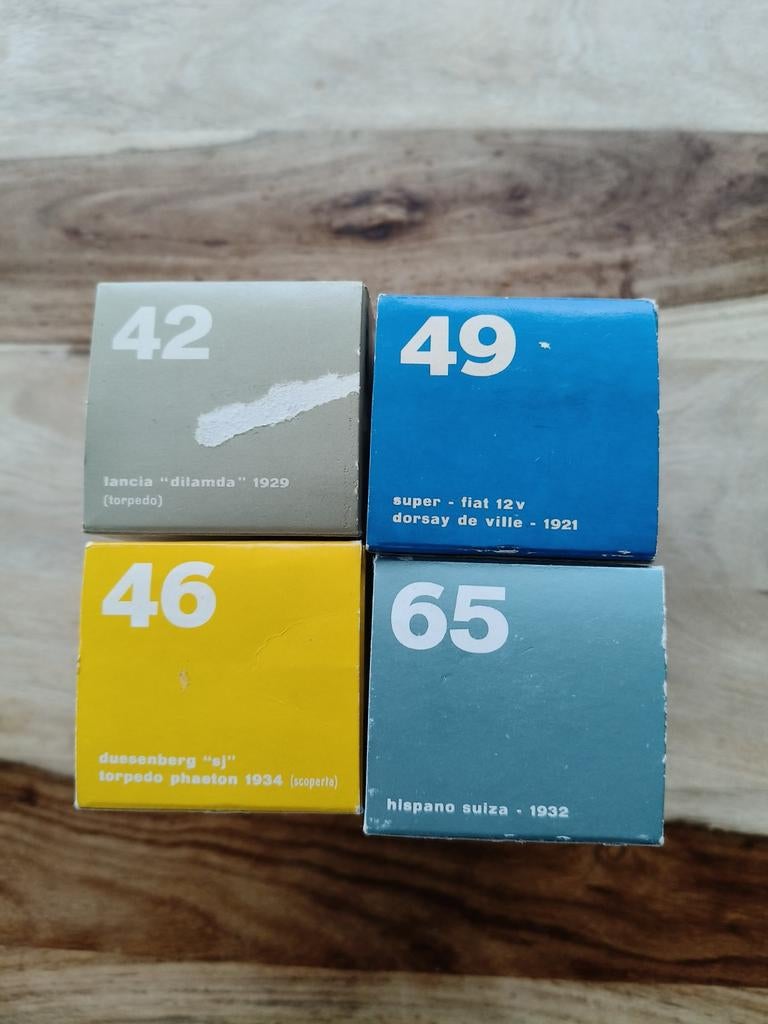 4 Rio miniatuur in originele verpakking, Ophalen