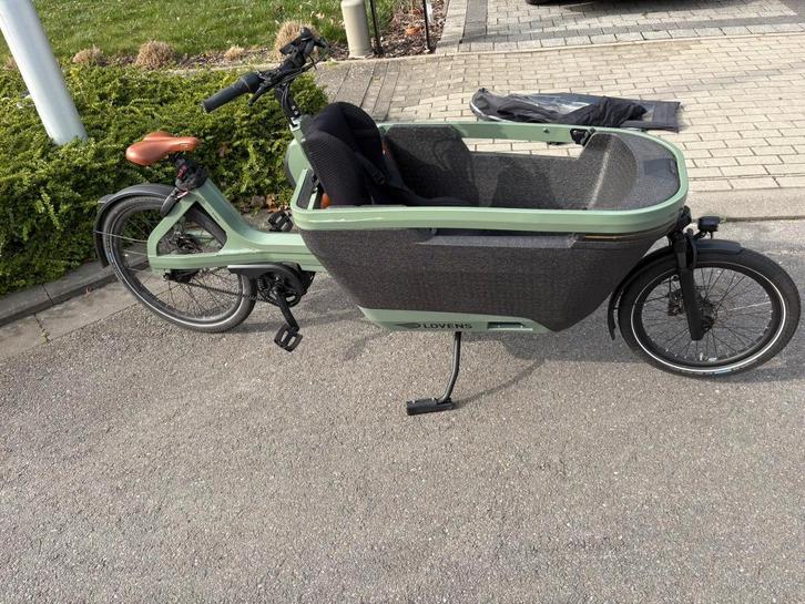 Lovens Explorer 65 Enviolo Moss Green 500WH, Fietsen en Brommers, Fietsen | Bakfietsen, Gebruikt, Overige merken, 3 kinderen, Elektrisch
