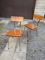 lot 2 chaises vintage années 70-80, Maison & Meubles, Chaises, Enlèvement, Utilisé, Bois, Deux