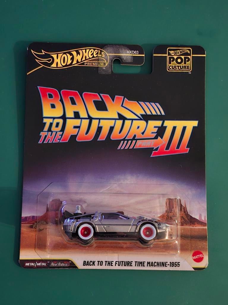 Hot wheels pop culture Back to the futur 3, Enlèvement ou Envoi, Comme neuf, Voiture