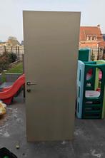 Verdeur met klinkset en scharnieren, Ophalen, Zo goed als nieuw, Hout, Binnendeur