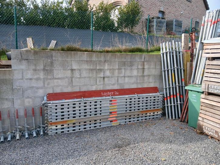 Échafaudage LAYHER multidirectionnels à rosaces., Bricolage & Construction, Échafaudages, Enlèvement