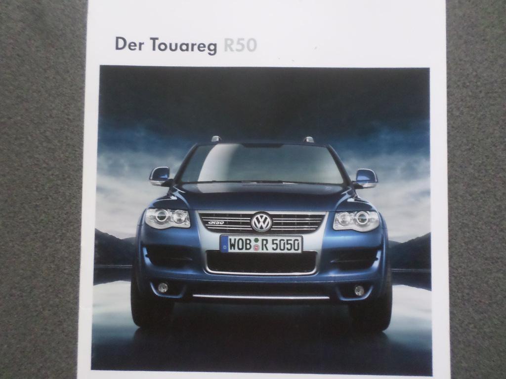 Volkswagen VW Touareg R50 Brochure, Boeken, Ophalen of Verzenden, Volkswagen