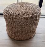 Zeldzame rieten poef Scapa, Ophalen, Riet of Rotan, Zo goed als nieuw, Modern, natuur, design, eco