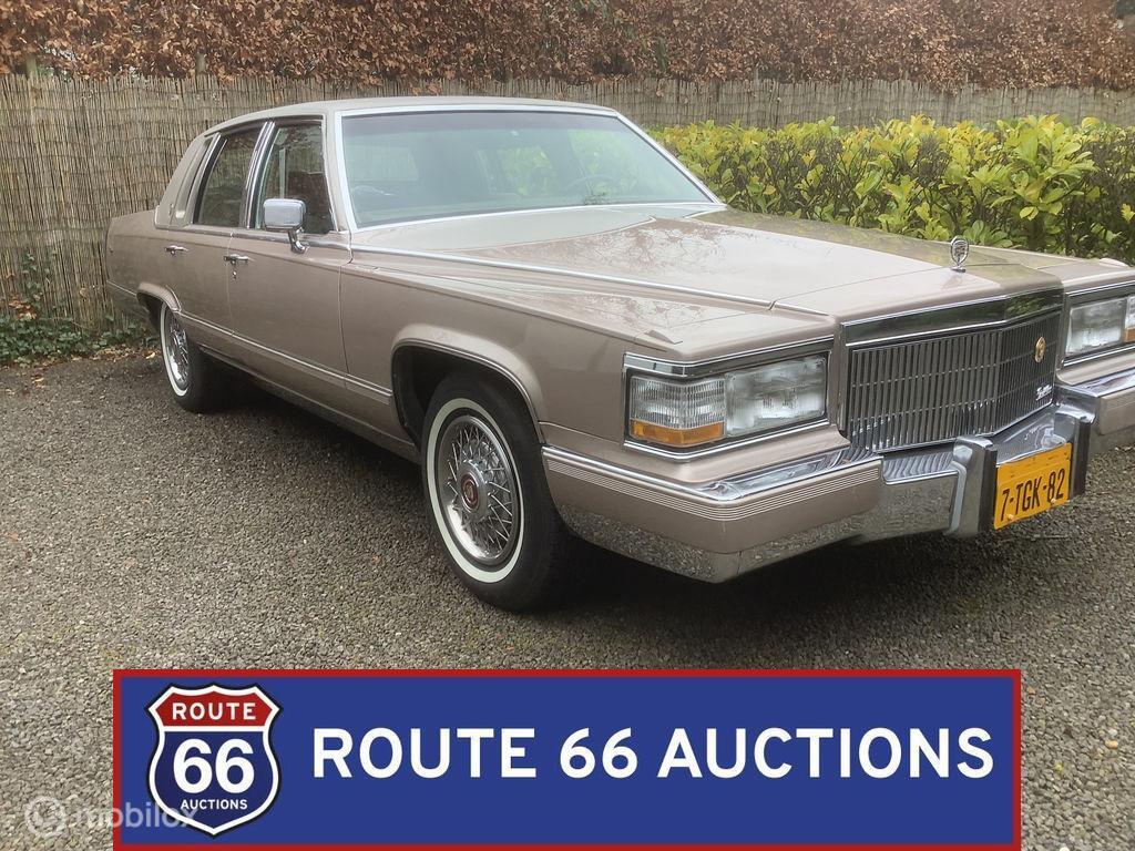 Cadillac Brougham | 1992 | Route 66 Auctions, Auto's, Cadillac, Zwart, Bedrijf, Handgeschakeld