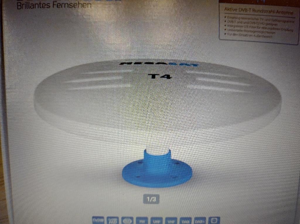 Megasat aktive DVB-T antenne, Caravanes & Camping, Enlèvement ou Envoi, Neuf